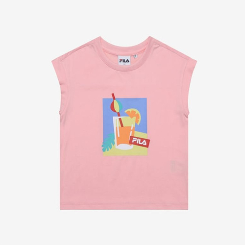 쥬시 캡슬리브 티셔츠 (핑크)